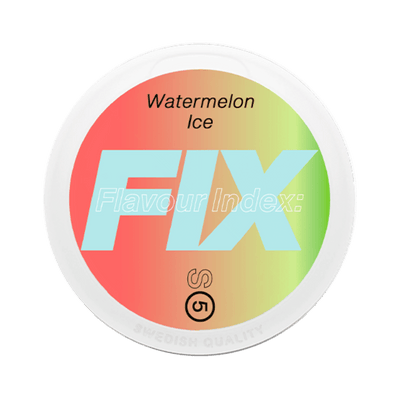 Fix Watermelon Ice nicotine pouch can – Slim dry, 11.5 mg, 20 pouches