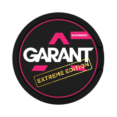 Can of Garant Extreme Raspberry - Nicotine Pouches