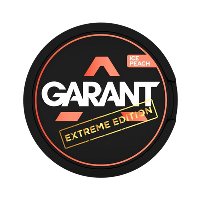 Can of GARANT Extreme Ice Peach - Nicotine Pouches