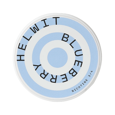 Helwit Blueberry nicotine pouch can – Slim moist, 4.5mg, 20 pouches