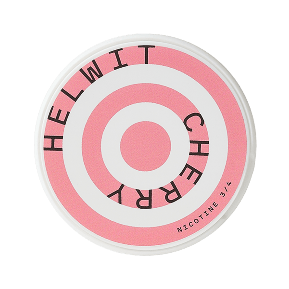 Helwit Cherry nicotine pouch can – Slim moist, 4.5mg, 20 pouches