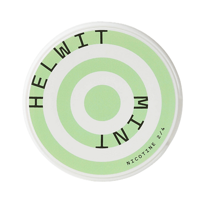Helwit Mint nicotine pouch can – Slim moist, 3.5mg, 20 pouches