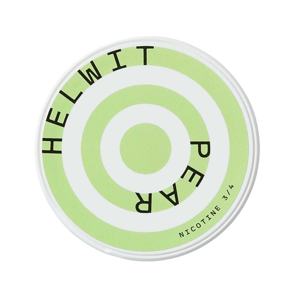 Helwit Pear nicotine pouch can – Slim moist, 4.5mg, 20 pouches