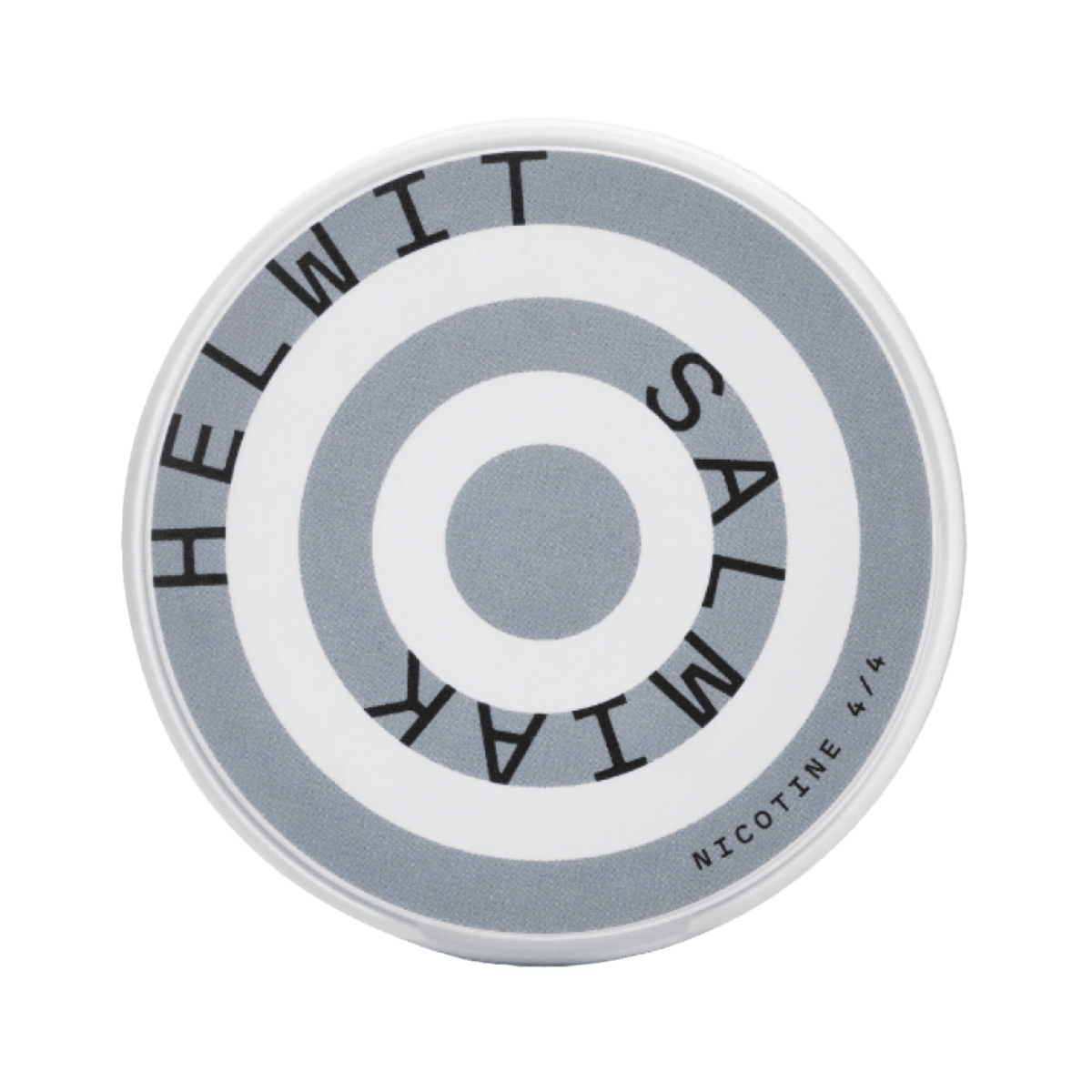 Helwit Salmiak nicotine pouch can – Slim moist, 6mg, 20 pouches