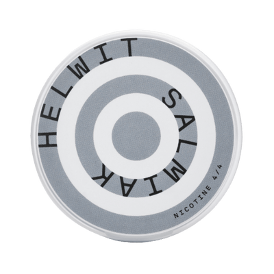Helwit Salmiak nicotine pouch can – Slim moist, 6mg, 20 pouches
