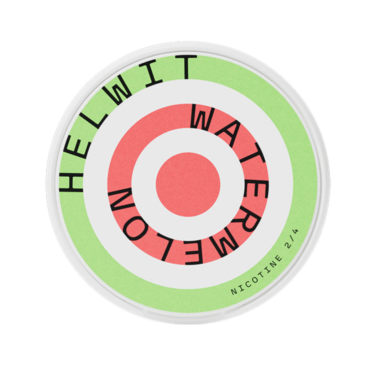 Helwit Watermelon nicotine pouch can – Slim moist, 3.5mg, 20 pouches