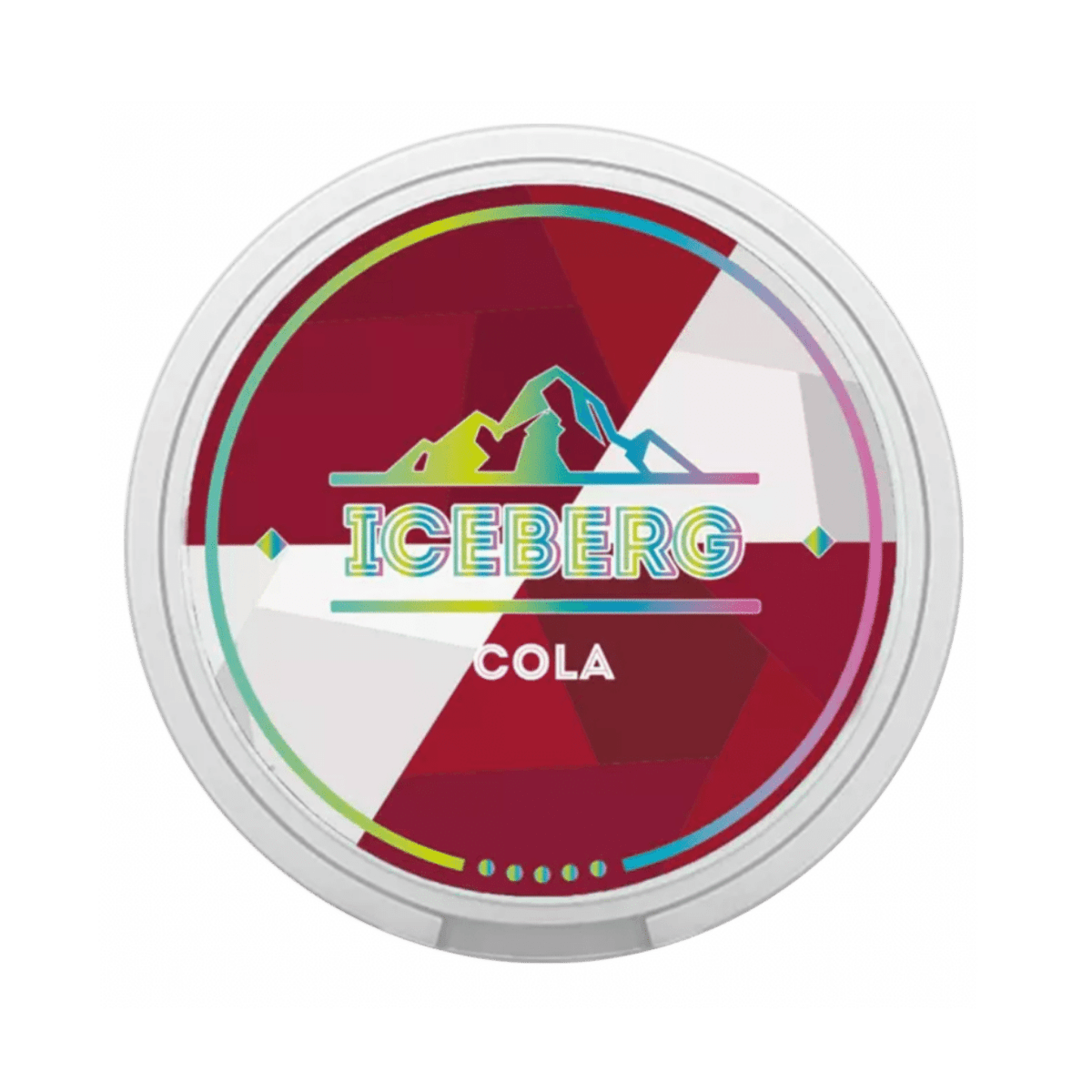 ICEBERG Cola nicotine pouch can – Slim moist, 40 mg, 20 pouches