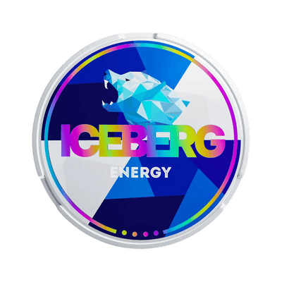 ICEBERG Energy nicotine pouch can – Slim moist, 40mg, 20 pouches
