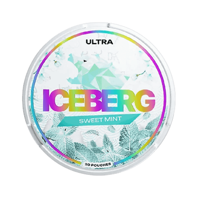 ICEBERG Sweet Mint nicotine pouch can – Slim moist, 40mg, 20 pouches