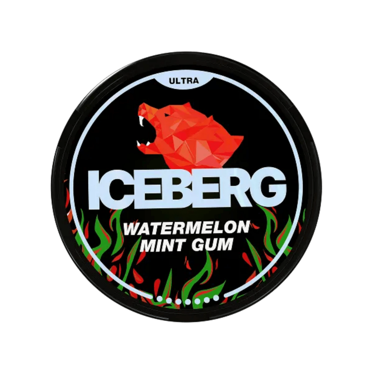 ICEBERG Watermelon Mint Gum 70mg - Pouchland