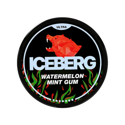 ICEBERG Watermelon Mint Gum 70mg - Pouchland