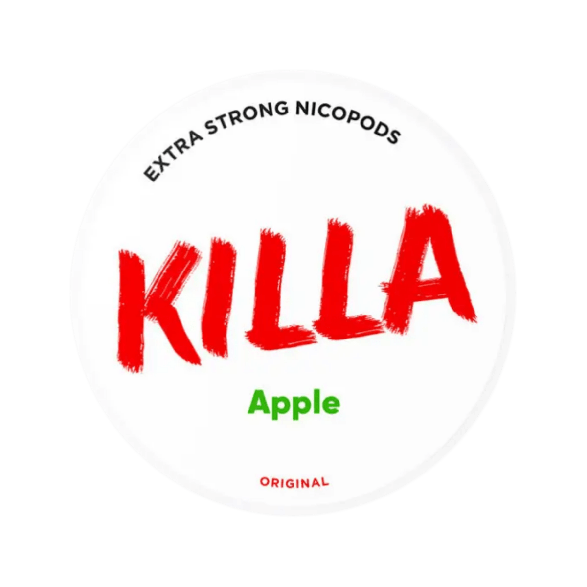 KILLA Apple nicotine pouch can – Slim moist, 13.2mg, 20 pouches