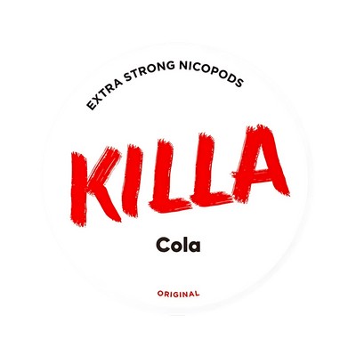 KILLA Cola nicotine pouch can – Slim moist, 13.2mg, 20 pouches