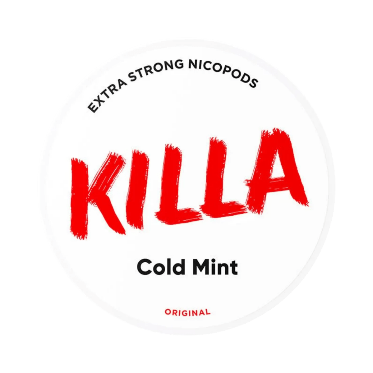 KILLA Cold Mint nicotine pouch can – Slim moist, 12.8 mg, 20 pouches