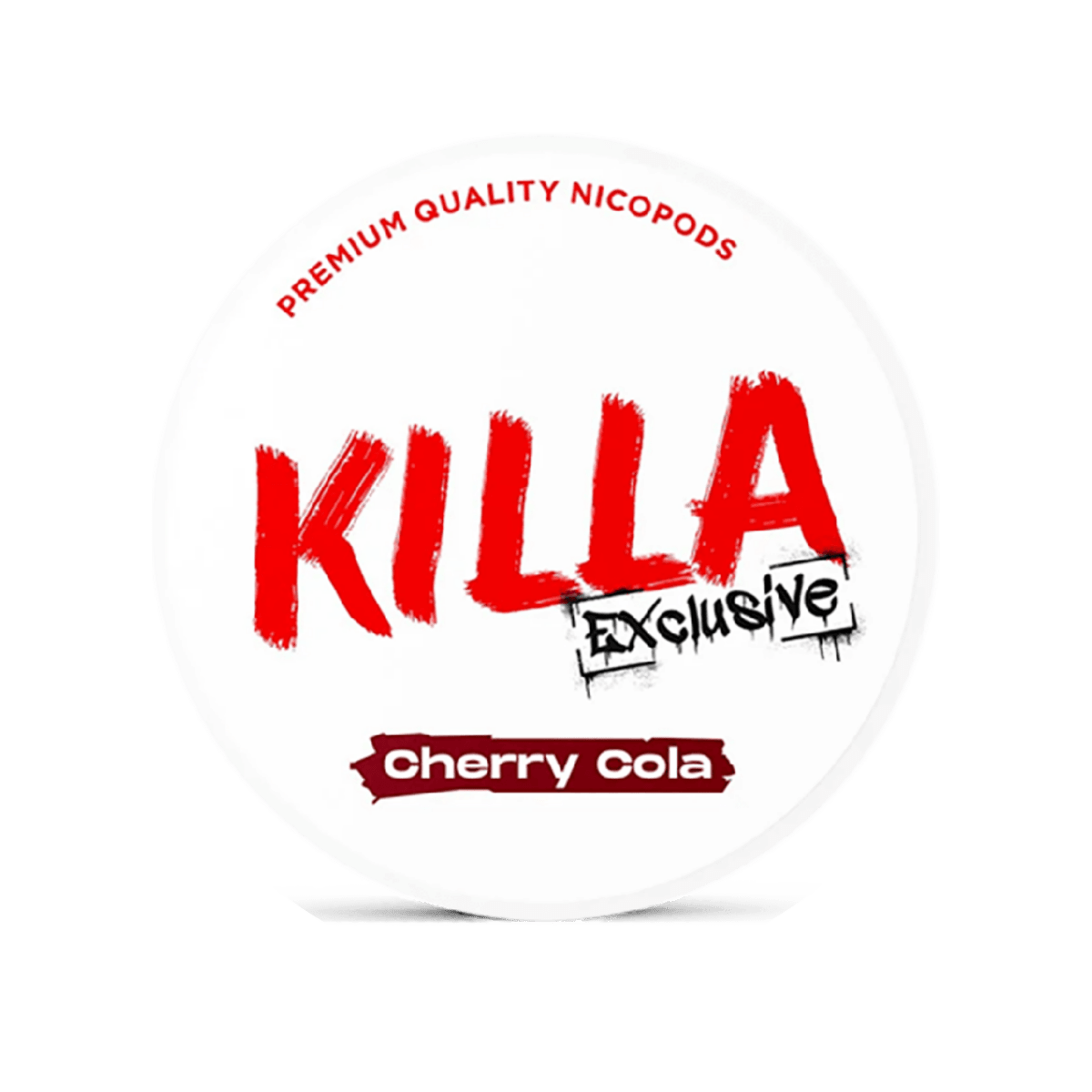 KILLA Exclusive Cherry Cola nicotine pouch can – Slim moist, 12.8mg, 20 pouches, limited edition