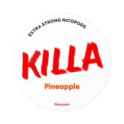 KILLA Pineapple nicotine pouch can – Slim moist, 12.8mg, 20 pouches