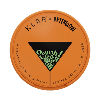 KLAR Afterglow Edition Oolong Melon Mini Regular can – Mini semi-moist, 3.2mg, 20 pouches