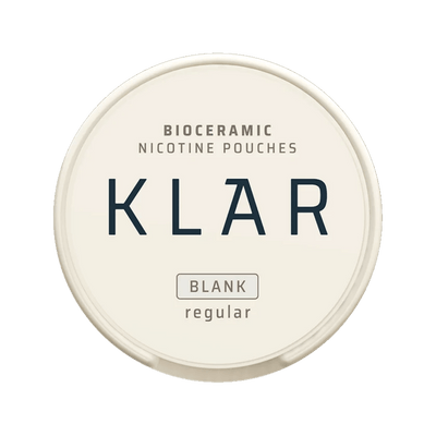 KLAR BLANK Mini Regular nicotine pouch can – Mini semi-moist, 3.2mg, 20 pouches