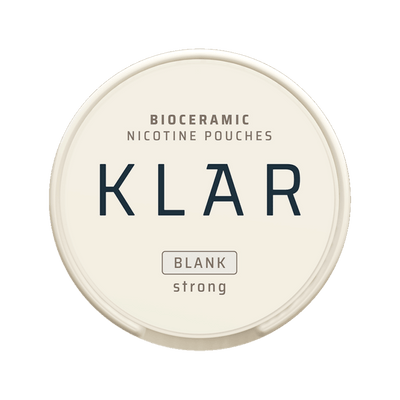 KLAR BLANK Mini Strong nicotine pouch can – mini semi-moist, 6.4mg, 20 pouches