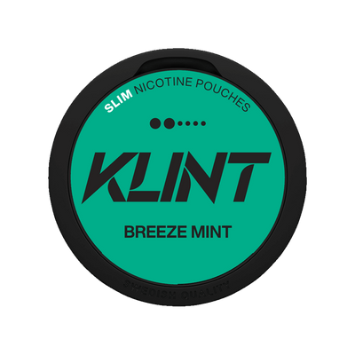 Klint Breeze Mint nicotine pouch can – Slim, 5.6mg, 20 pouches