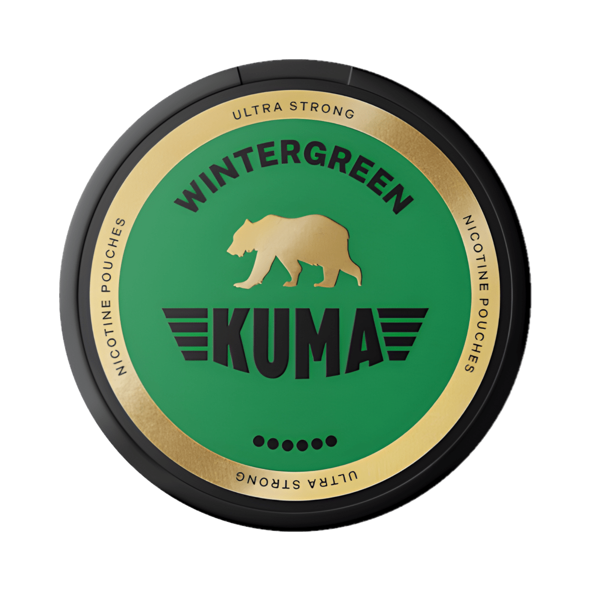 KUMA Wintergreen nicotine pouch can – Slim moist, 11mg, 20 pouches