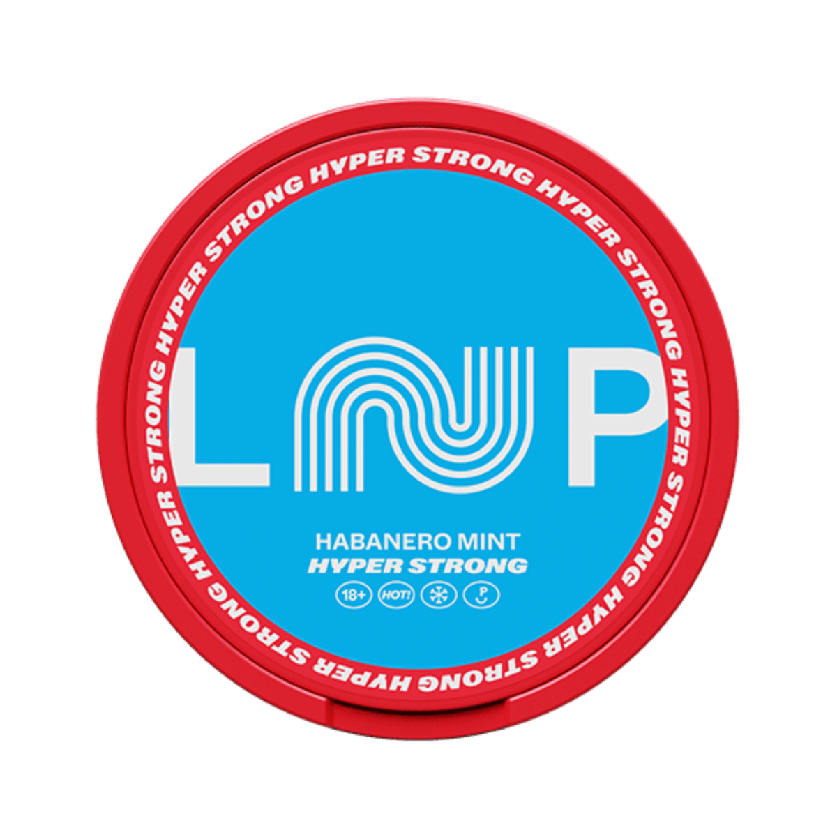 LOOP Habanero Mint Hyper Strong nicotine pouch can – Slim semi-moist, 15.6mg, 20 pouches