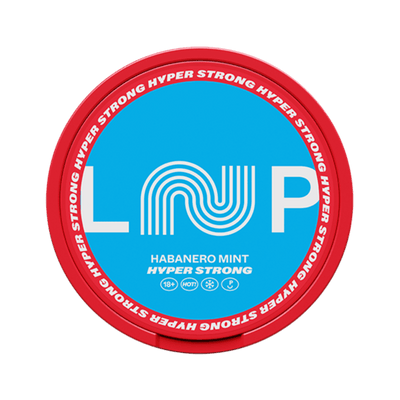LOOP Habanero Mint Hyper Strong nicotine pouch can – Slim semi-moist, 15.6mg, 20 pouches