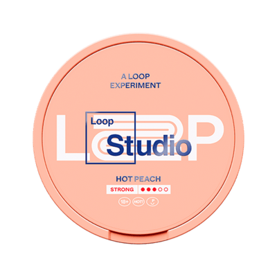 Can of Loop Hot Peach Strong - Nicotine Pouches
