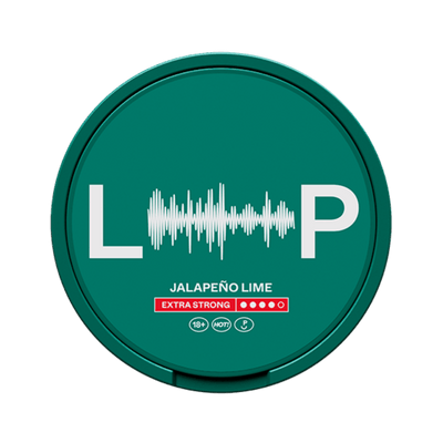 Can of LOOP Jalapeno Lime Extra strong - Nicotine Pouches