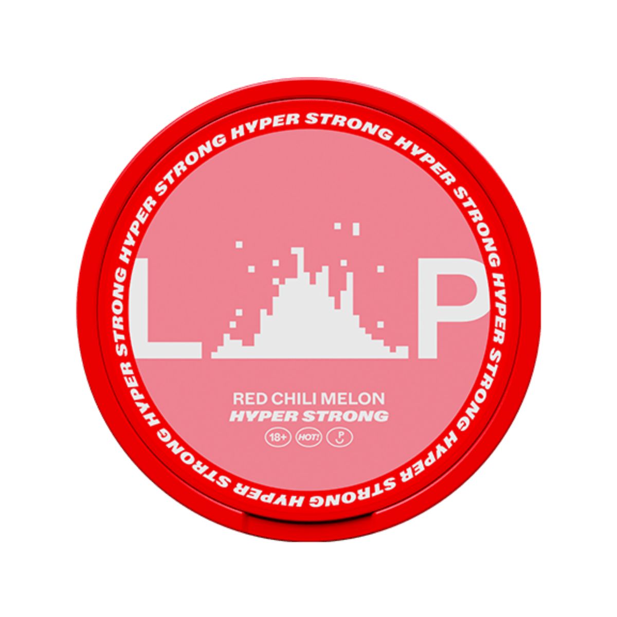 LOOP Red Chili Melon Hyper Strong nicotine pouch can – Slim semi-moist, 15.6mg, 20 pouches