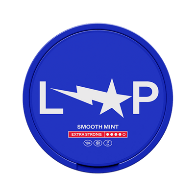 LOOP Smooth Mint Extra Strong nicotine pouch can – Slim semi-moist, 12.5mg, 20 pouches