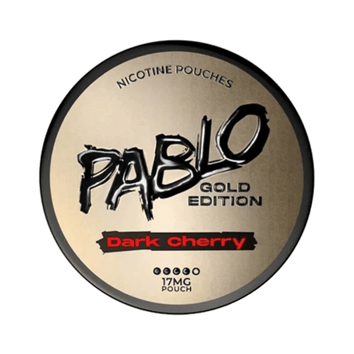 Pablo Gold Edition Dark Cherry nicotine pouch can – Slim moist, 17mg, 20 pouches