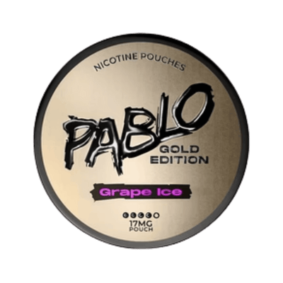 Pablo Gold Edition Grape Ice nicotine pouch can – Slim moist, 17mg, 20 pouches