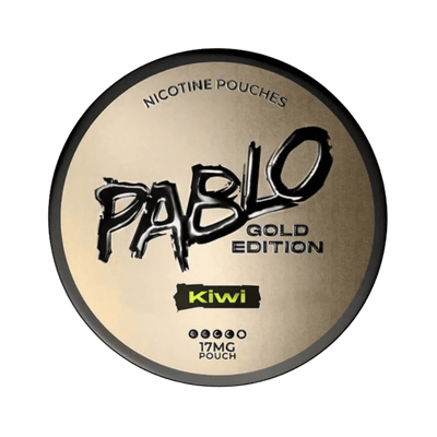 Pablo Gold Edition Kiwi nicotine pouch can – Slim moist, 17mg, 20 pouches