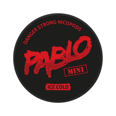 Pablo Mini Ice Cold nicotine pouch can – Mini moist, 15mg, 30 pouches
