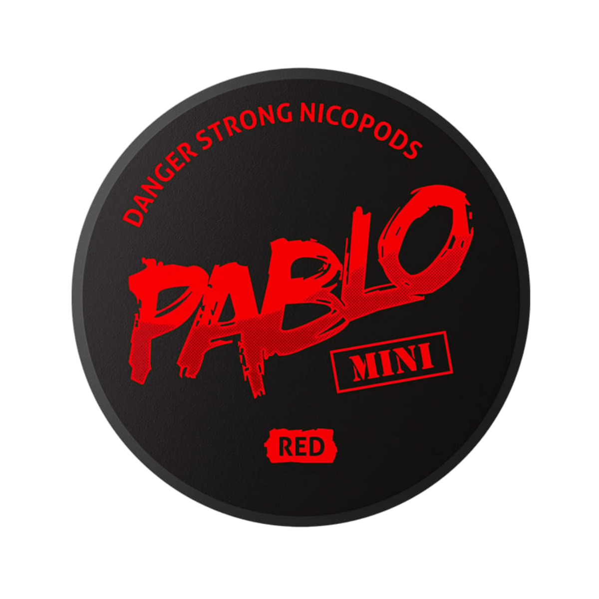Pablo Mini Red nicotine pouch can – Slim moist, 24mg, 20 pouches