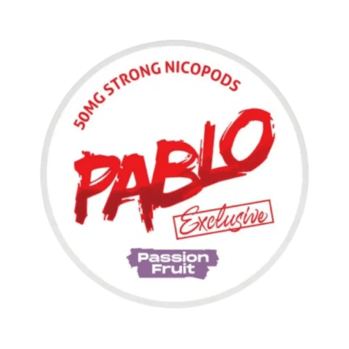 Pablo Exclusive Passionfruit 50mg nicotine pouch can – Slim moist, 30 mg, 20 pouches