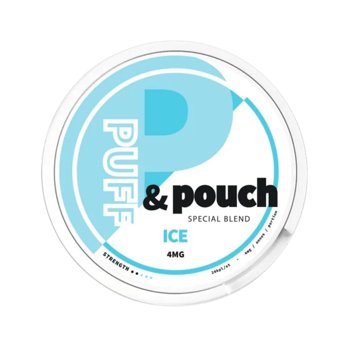Can of Puff & Pouch Ice Low - Nicotine Pouches