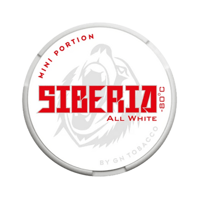 Siberia Portion Mini nicotine pouch can – Regular format, 19.4mg, 20 pouches