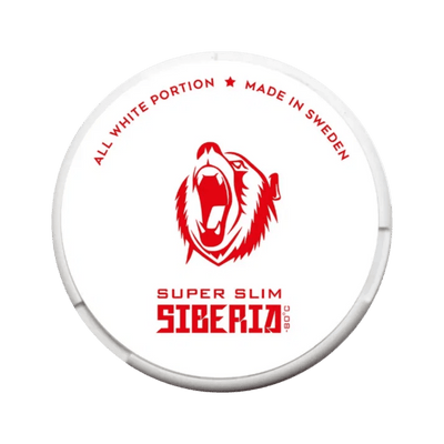 Siberia Super Slim nicotine pouch can – Slim, 21.5mg, 20 pouches