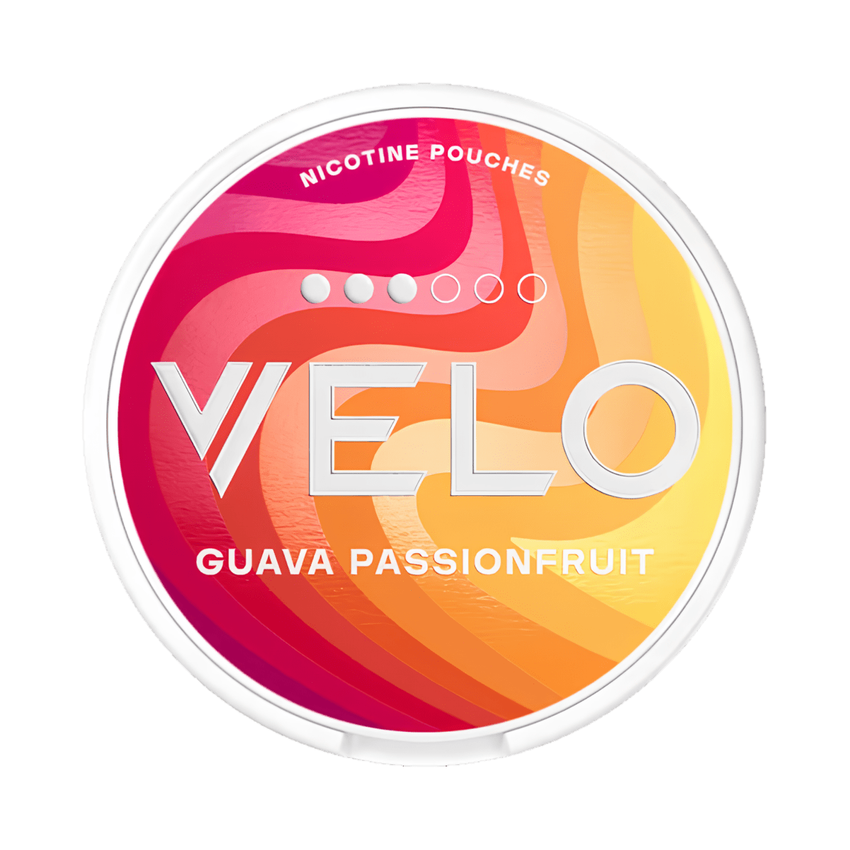 VELO Guava Passionfruit nicotine pouch can – Slim moist, 8 mg, 20 pouches