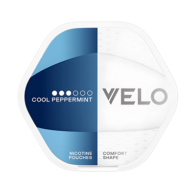 VELO Shift Cool Peppermint nicotine pouch can – Slim, 8 mg, 20 pouches