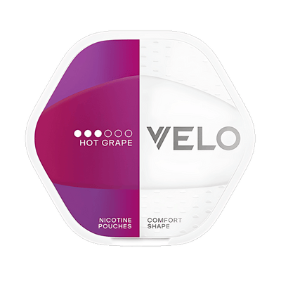VELO Shift Hot Grape nicotine pouch can – Slim, 8mg, 20 pouches