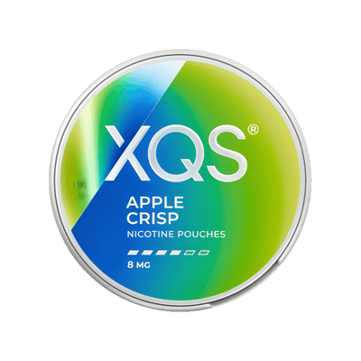XQS Apple Crisp nicotine pouch can – Slim moist, 8mg, 20 pouches
