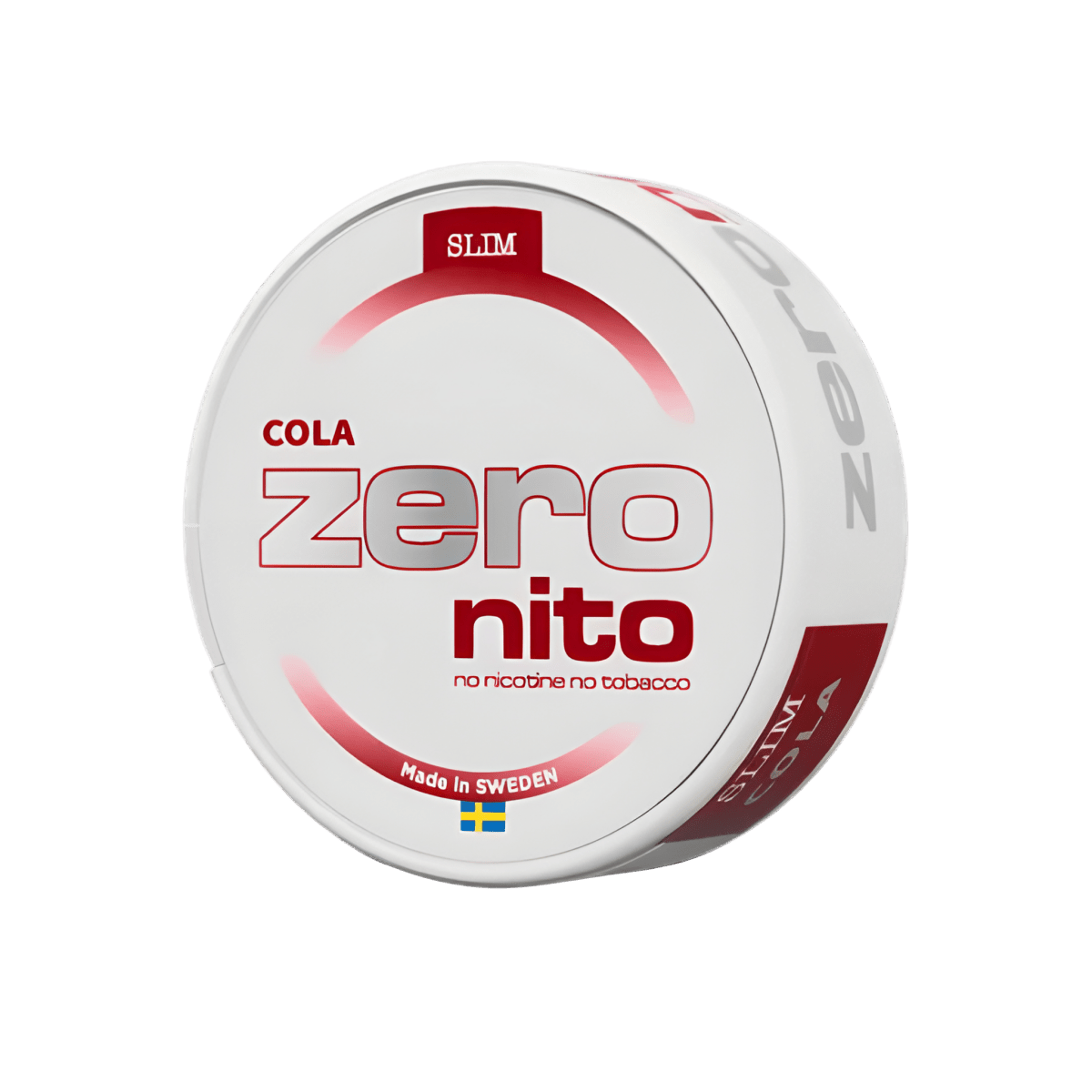Zeronito Cola Slim nicotine-free pouch can – Slim format, 0 mg, 20 pouches