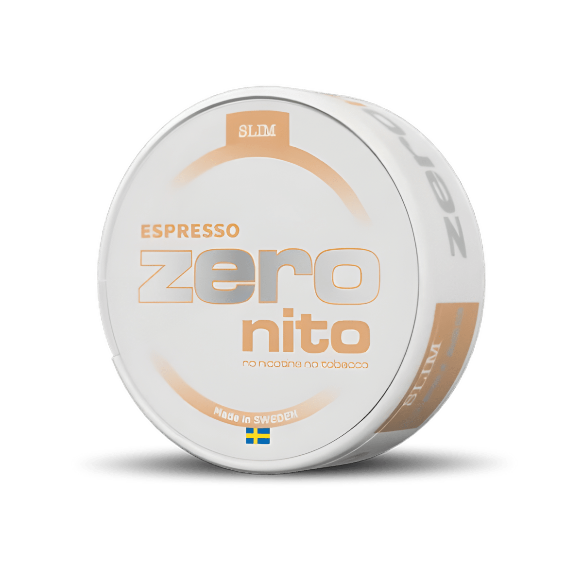 Zeronito Espresso Slim nicotine-free pouch can – Slim, 0mg, 20 pouches