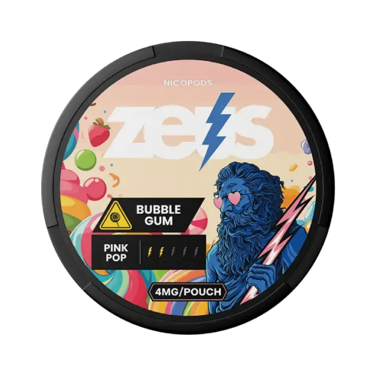 Zeus Bubblegum 4mg - Pouchland