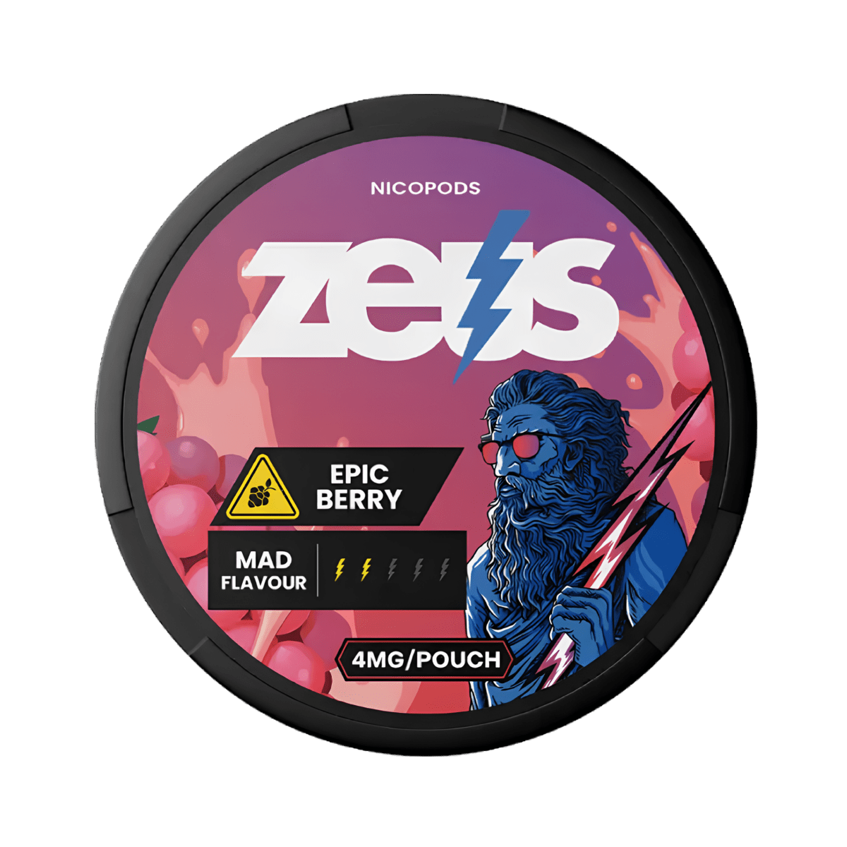 Zeus Epic Berry 4mg - Pouchland