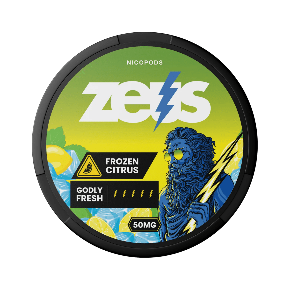 Zeus Frozen Citrus 25mg - Pouchland