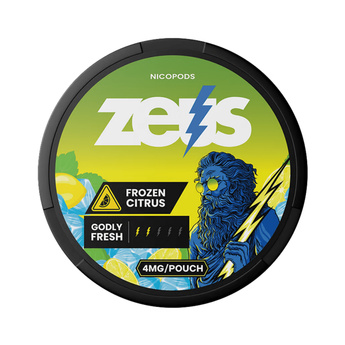 Zeus Frozen Citrus 4mg - Pouchland